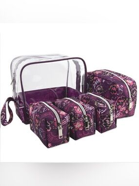 5-Piece Travel Makeup Bag from Emma & Chloe